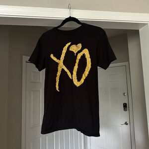 2014 The Weeknd T Shirt Mens Small Black XO King of The Fall Tour Graphic Tee
